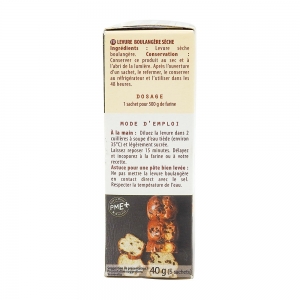 Levure boulangère traditionnelle 5 sachets  CARTON DE 12
